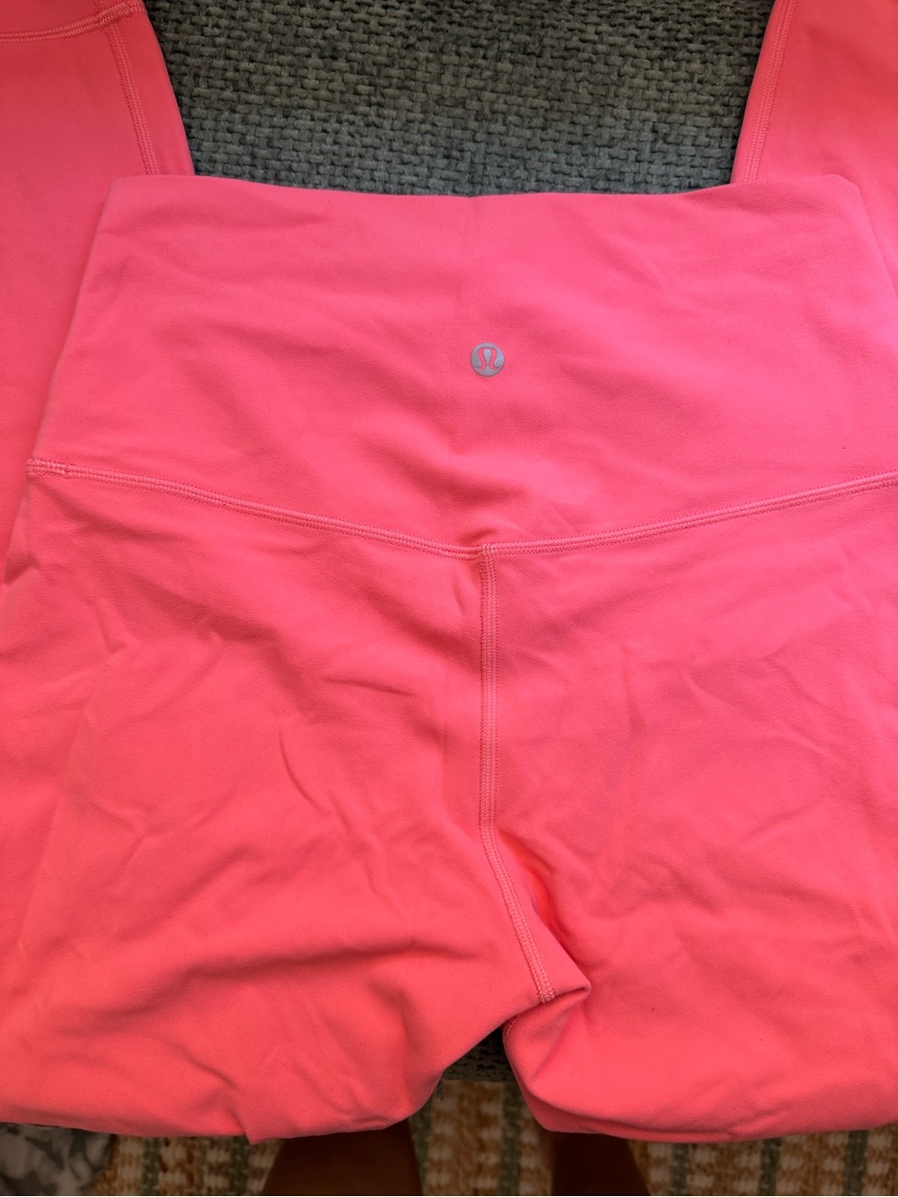 Lululemon double-lined align leggings- Coral color